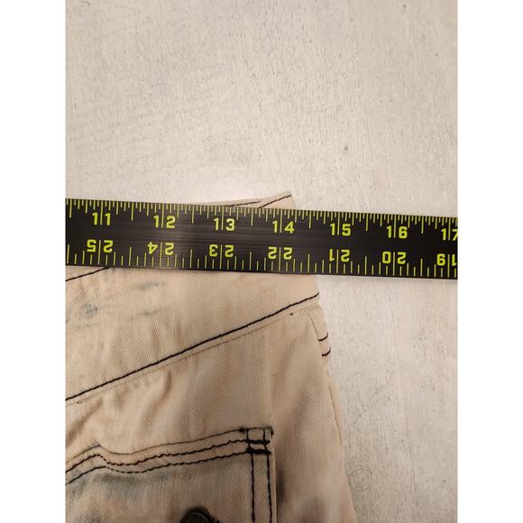 XX by Mexx Y2K Low Rise Tie Dye Cargo Denim Wide Leg Women's Jeans SZ 2 - Picture 10 of 11